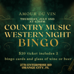 Country Music Western Night Bingo
